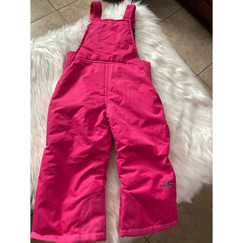 Arctix Toddler Snow Bib Overalls Fuchsia Pink  Size 2T Used